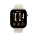 Apple Watch Series 12 46mm Smartklokke i lys gull med Sand Sport Band