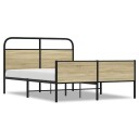  Sengeramme uten madrass sonoma eik 120x190 cm konstruert tre 8721158565372