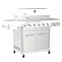 Nexgrill Gourmet Pro 6 Brenner Gassgrill | Rustfritt Stål