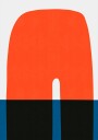 Blue and red 8 Plakat Plakat / 30x40cm