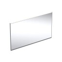 Geberit Option Plus Square speil med lys, dimbar, duggfri, 120x70 cm, sort