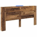  Hodegavl med hylle Gamle tre 200 x 15 x 103,5 cm Konstruert tre