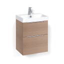 Macro Design Crown Servantskap 2 Skuff- med Light 70 Servant Eik / 45cm Grip
