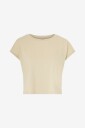 Aim'n Treningstopp Soft Basic Roll Sleeve Top Beige