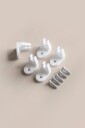 Hasta   Vristangholder for persienne 5 pk.   Hvit
