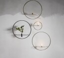 Audo Copenhagen POV circle lysestake messing liten