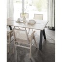 Rowico Home   Spisebord Carradale 100 x 100 cm   Hvit