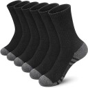 Herresokker i sporty crew stil 6 pack