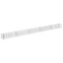 vidaXL Gabion høybed galvanisert stål 450x30x30 cm