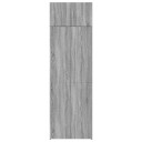  Oppbevaringsskap grå sonoma 70x42,5x225 cm konstruert tre 8721102654237
