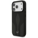 Mercedes Leather The Move MagSafe Case for iPhone 17 Pro Black