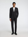 Selected Slhslim-Oasis Linen Blz Noos - Black - 54