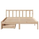 Sengeramme uten madrass 140x190 cm heltre furu 8721102938566