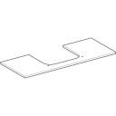 Geberit One benkeplate 119x47,3 cm marmorert sort
