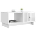 Kaffebord Høgglans hvit 90 x 50 x 40 cm Konstruert tre