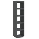 vidaXL Bokhylle/romdeler gr? 40x35x167 cm heltre furu