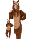 Lulu Monster - Brunt Labubu Inspirert Kostyme til Dame - Onesize Large