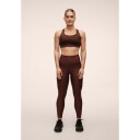 Casall Graphic High Waist Tights Dame Dark Brown 36