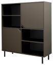 Tenzo Corner barbord Taupe 118 x 43 cm Brun
