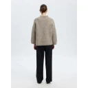 Selected Femme Dame Strikkevarer Grå XS