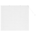  Vindu Persienne med gardiner Manual Hvit Aluminium