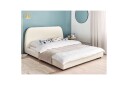 Dubbelsäng Beliani Roisel med lamellram 160x200, Bouclé Beige 160x200 VALUE_MISSING_4 -