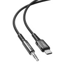Acefast 1.2m USB-C til 3.5mm lydkabel - Svart