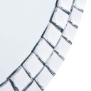 vidaXL Veggspeil 40 cm herdet glass