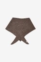 Becksöndergaard Alpaca Wool Triangle Scarf   Brown   160X 55CM