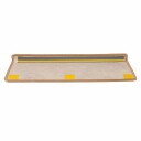vidaXL Selvklebende trappematter sisal-utseende 15 stk 65x25cm oransje