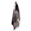 Nordstrand Home Ullpledd   100% ull   130x200 cm   Oslo Peat svart