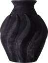 Dusty Deco   Swirl Vase Small Black Vaser Svart