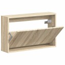 vidaXL Vegghengt skoskap ARNHEM 71 x 17 x 43 cm Konstruert tre