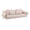 Vind Öckerö 3-pers sofa - Hvit/beige lin Unoliving 1841405-01-0 1841406-01-0