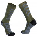 Northwave Husky Ceramic High Sykkelstrømper Grå/Grønn