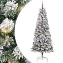  Kunstig sammensatt juletre med LED  stripelys 210 cm PVC