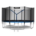 Hagetrampolin 15ft/465cm med utendørs nett og stige Neo Sport
