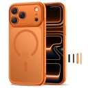 Tech-Protect Magpeak MagSafe Etui til iPhone 17 Pro - Matte Oransje
