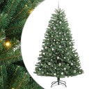  Kunstig sammensatt juletre grønn 210 cm PVC og metall