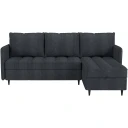 Lindhus Sofa med Divan 3 seter   Grå