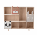 Bloomingville Mini Calle Barnebokhylle med 3 Skuffer Natur 89,5 cm