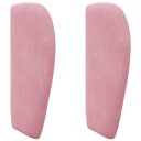  Hodegjerde Øre Rosa 40 x 23 x 6 cm Fløyel