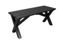 Utebenk Lietinna 100 cm Svart