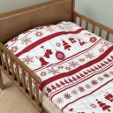 Licens Julesengetøy   100% bomull   Junior sengetøy 100x140 cm   Juleikoner