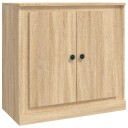 vidaXL Skjenk sonoma eik 70x35,5x67,5 cm konstruert tre