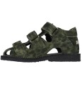 Angulus Sandaler   Myrland Trykk Suede   Angulus   27   Sandals Grønn Svart