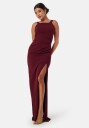 Bubbleroom Occasion Square neck slit maxi dress 2XL