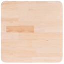  Firkantet bordplate 40x40x1,5 cm ubehandlet heltre eik