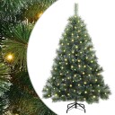  Kunstig juletre med 150 LED med stativ grønn 120 cm PE og PVC