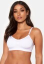 Magic BH Comfort Bra Spagetthi Straps Hvit nylon Small Dame